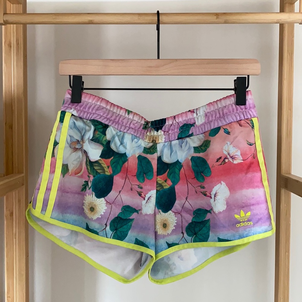 Adidas Floral Running Shorts